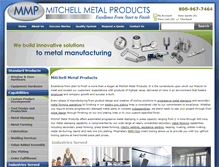 Tablet Screenshot of mitchellmetalproducts.com